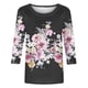 thumbnail image 4 of Blusa Holgada Fiudx Estampado de Pascua Cuello Redondo Manga Tres Cuartos Mujer, 4 of 4