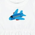 thumbnail image 4 of Inktastic Jet Airplane Childs Plane Girls Baby Dress, 4 of 5