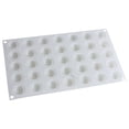 thumbnail image 2 of TINGXIN Flat Round Silicone Multi-Cavity Baking Mold - DIY Dessert Making Tool for Filling Creation, Flexible, Easy Demolding, White, 2 of 6