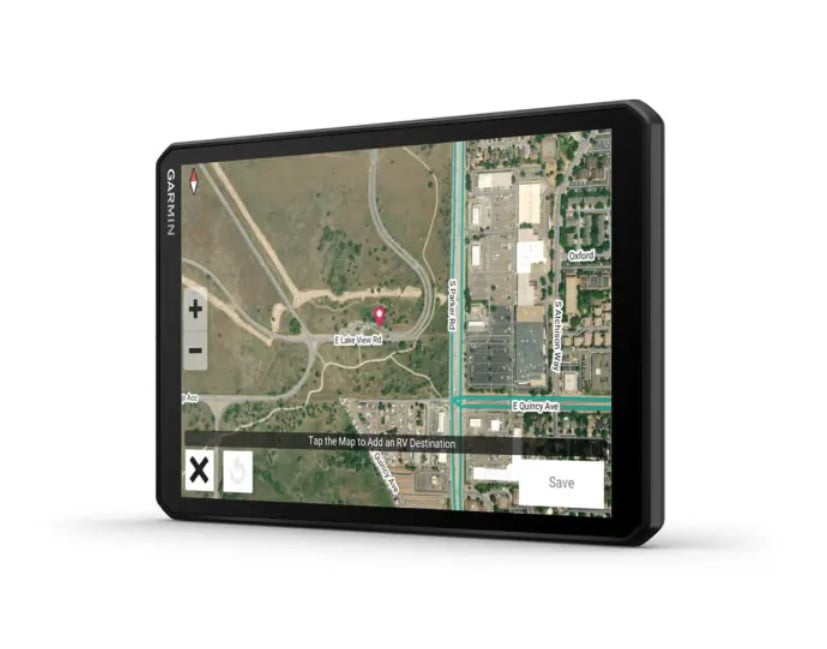 Garmin RV 895 GPS RV Navigator,  8” Large Easy-to-Read, Custom Routing, High-Resolution Birdseye Satellite Imagery, Directory of Parks and Services, Landscape / Portrait View Display Bundle