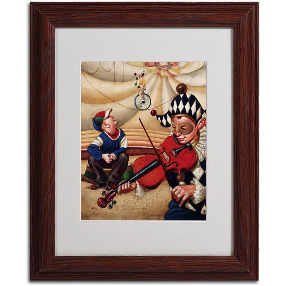 Trademark Fine Art "Calandurim" Canvas Art by Edgar Barrios, Wood Frame