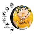 thumbnail image 4 of Saiise Sml Jeffy Bu Print Rv Spare Tire Cover Wheel Tire Cover for Travel Trailers Protectors Weatherproof Dust-Proof for Camper Trailer Truck SUV Rv Universal-14 inch, 4 of 8