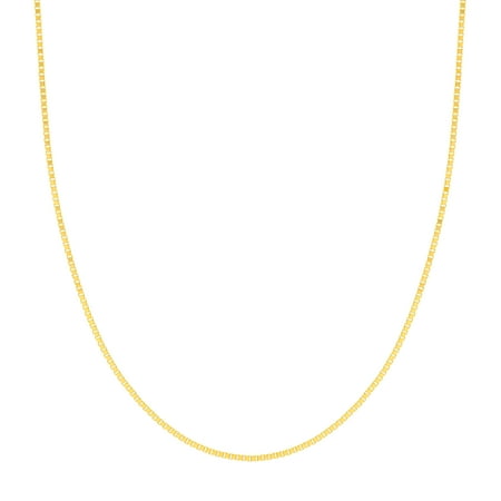 14K Yellow Gold 24 1.20mm Box Chain Necklace with 086 Gauge & Lobster Lock Quality Tag – Women – Jewelry Addict 14K Yellow Gold 24 1.20mm Box Chain Necklace with 086 Gauge & Lobster Lock Quality Tag – Women – Jewelry Addict