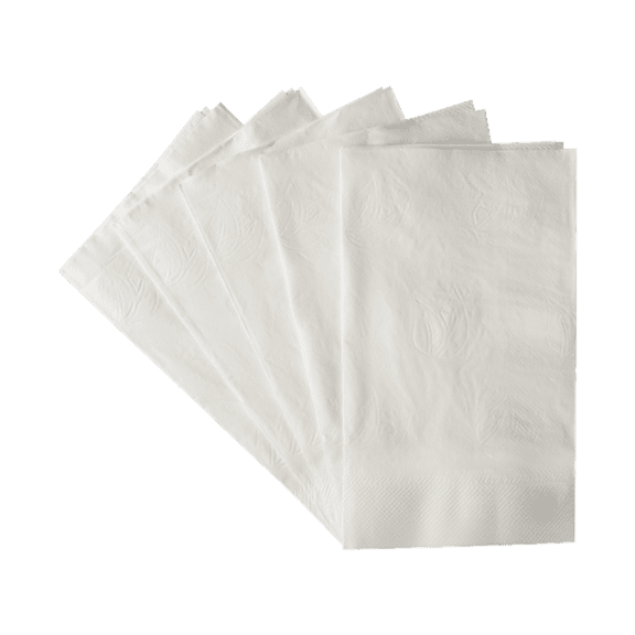 Karat 15"x17" 2 Ply Dinner Napkins - White - 3,000 ct