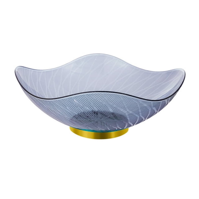 Fruit Tray Elegant Transparent Nordic Style Desktop Nut Snack Candy Bowl Daily Use