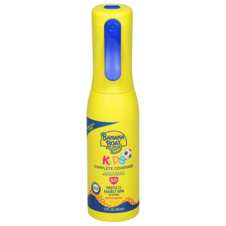 Banana Boat Kids Complete Coverage Clear Sunscreen Mist - SPF 50