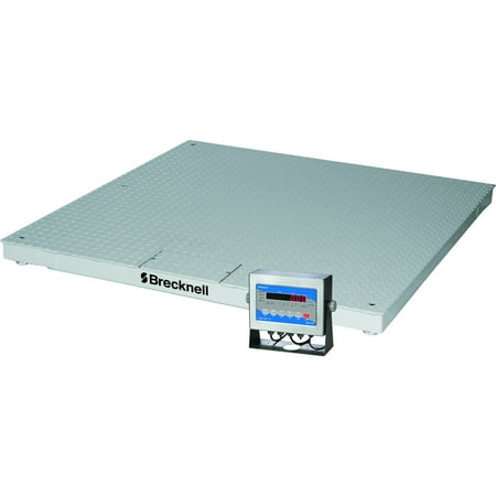 Brecknell DCSB Floor Scale System, 48"x48" Platform, LED Indicator, 10,000lb Capacity, NTEP certified, Battery/AC Powered