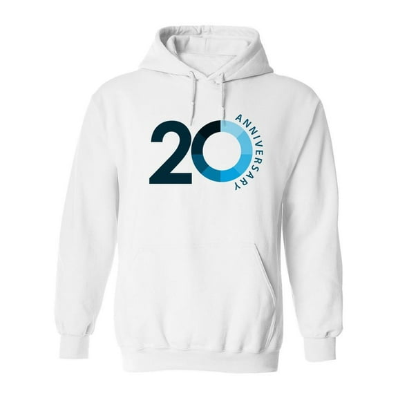 A 20 Year Anniversary Hoodie Men -Image by Shutterstock, Male Small