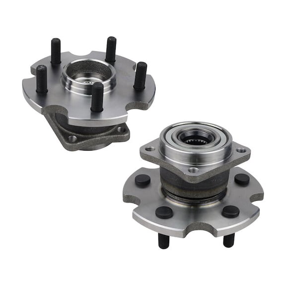 Rear Wheel Bearing Hub Assembly Set of 2 - Compatible with 2009 - 2013 Toyota Matrix AWD 2010 2011 2012