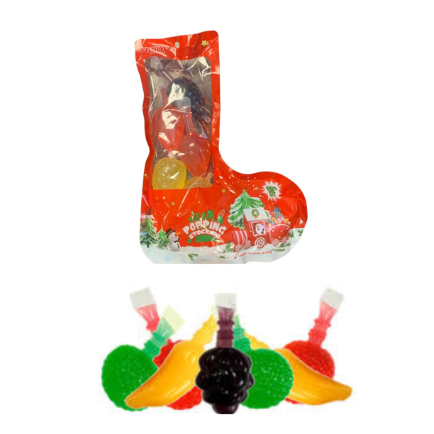 Fruit Jelly Drink Candy for Christmas Tik Tok Challenge Fun Party Supply Popping Stocking