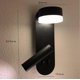 thumbnail image 2 of Lámpara de pared LED, aplique de pared para decoración de interiores de pasillo de cine en casa, lámpara de lectura junto a la cama del dormitorio (lámpara negra) oso de fresa  Hogar, 2 of 3