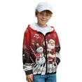 thumbnail image 3 of Chaqlin Art Running Horse Fuzzy Zip Up Hoodie for Youth and Boys - Lightweight Athletic Wear with Pockets for Gym Run and Casual, 3 of 7