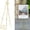 Gold, variant on 57”H Metal Easel Stand for Sign Rustic, Upgrade Large Free Standing Adjustable Display Scroll Easel Stand, Heavy Duty for Mirror Pictures Wedding Holder Showcasing with Chain Support