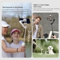 thumbnail image 3 of Hohem iSteady V3 Gimbal Stabilizer for Smartphone, Phone Gimbal with Magnetic AI Tracker, Built-in Extension Rod, Tripod, Fill Light, Phone Stabilizer for Video Recording, YouTube, White, 3 of 8