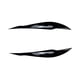 thumbnail image 4 of 2 embellecedores para párpados de faros delanteros de BMW Serie 3 F30 F31 318i 320i Negro brillante, 4 of 8