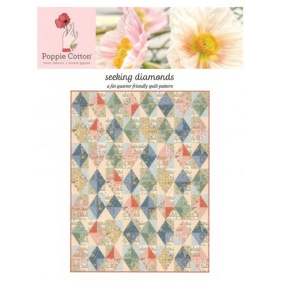 Seeking Diamonds Quilt Pattern by Poppie Cotton