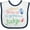 White and Navy, variant on Inktastic Future Judge for Kids Boys or Girls Baby Bib