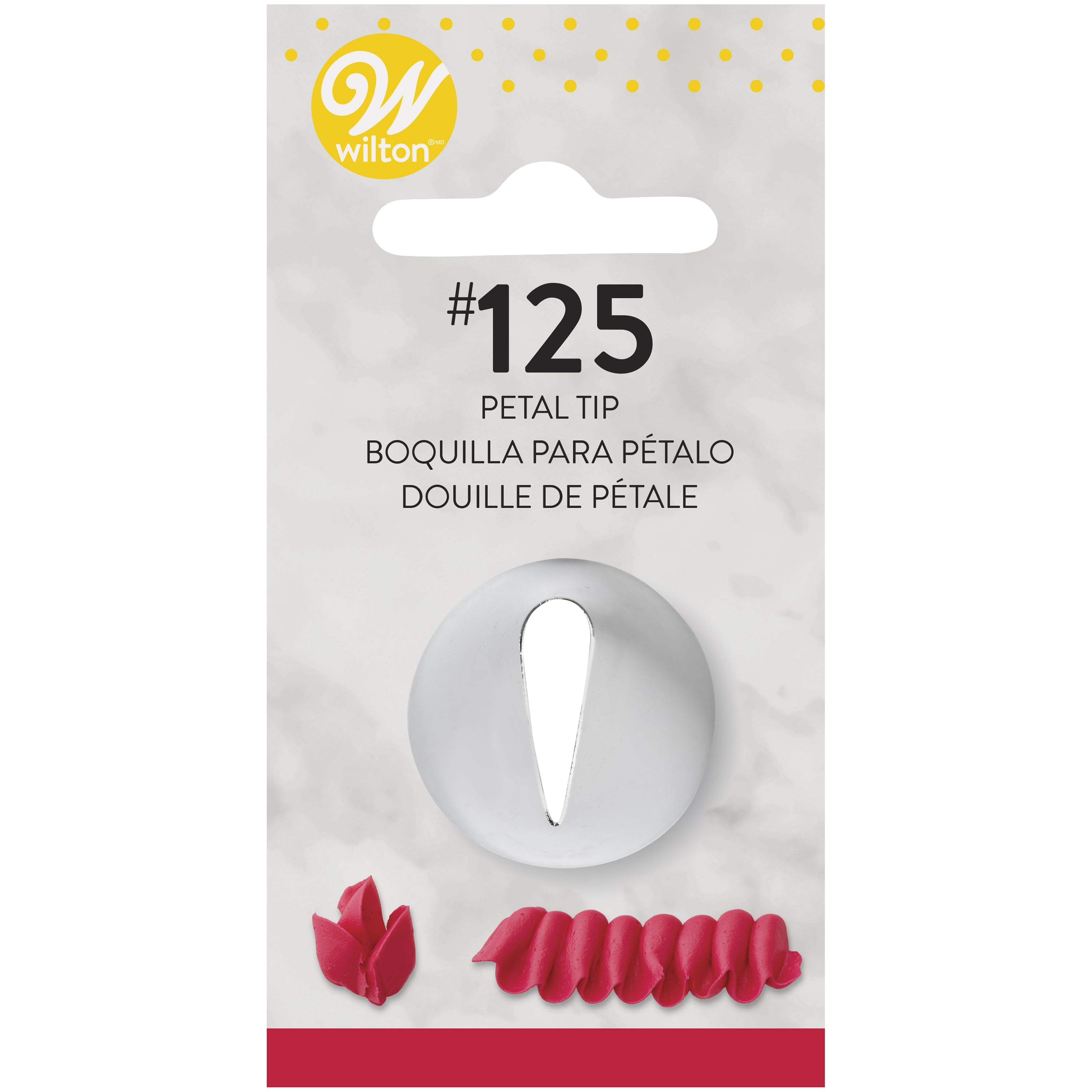 Wilton Large Flower Petal Cake Decorating Tip #125, 1-Piece