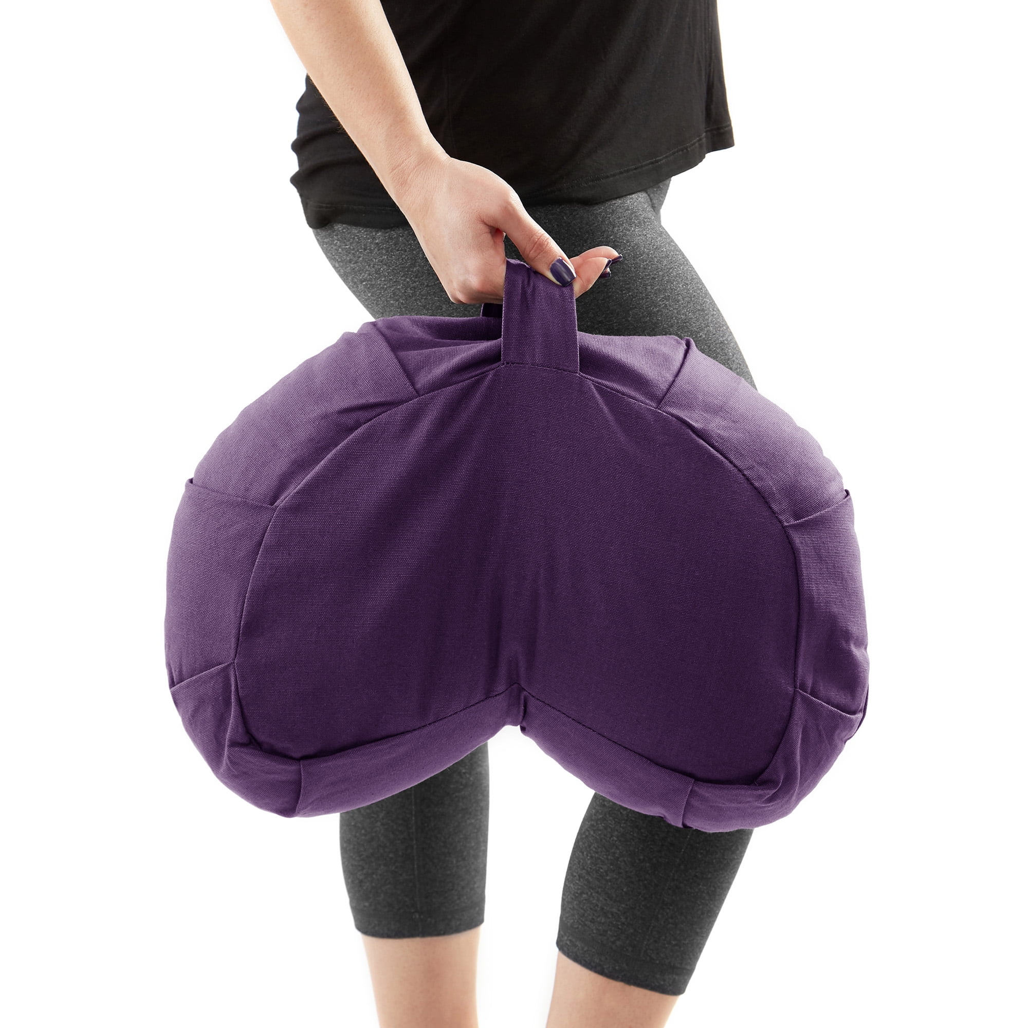 Complementing the Zafu Meditation Cushion is the Crescent Yoga Bolster Pillow, expertly designed to provide support to your lower back, knees, and legs during yoga practice. Filled with buckwheat hulls, this firm yet plush pillow reduces strain on targeted areas, enabling yogis to maintain poses with ease. Both products feature organic cotton covers, underscoring Node Fitness' dedication to sustainability and comfort, with the added convenience of machine-washable cleanliness. Elevate your meditation and yoga practice with the Node Fitness lineup for a truly transformative experience.