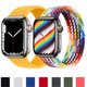 thumbnail image 2 of Correa De Bucle Trenzado Solo Para Apple Watch 44mm 40mm 45mm 41mm 49mm ultra 8 Tela De Nylon Cinturón Elástico Serie iWatch 3 4 5 SE 6 7, 2 of 4