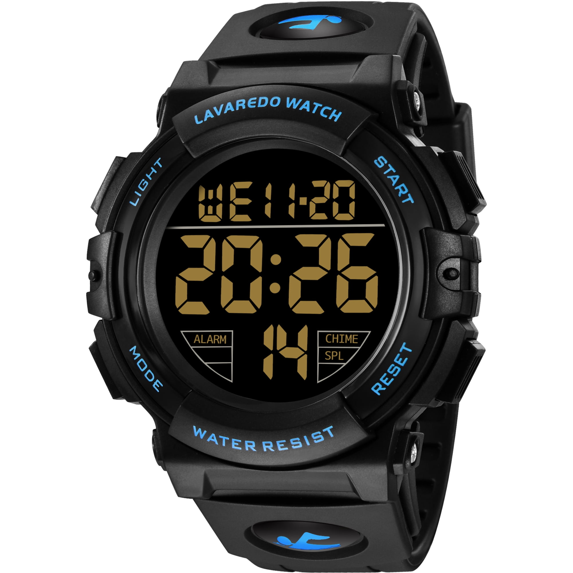 Watches for Man Digital Watches Waterproof Sport Watch with LED Backlight, Running Sports Digital Watch Gifts for Man Father's Day Gift