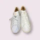 thumbnail image 3 of Mens Size 7.5 White Gold Adi - das Originals Earlham Casual Leather Sneakers H01806, 3 of 6