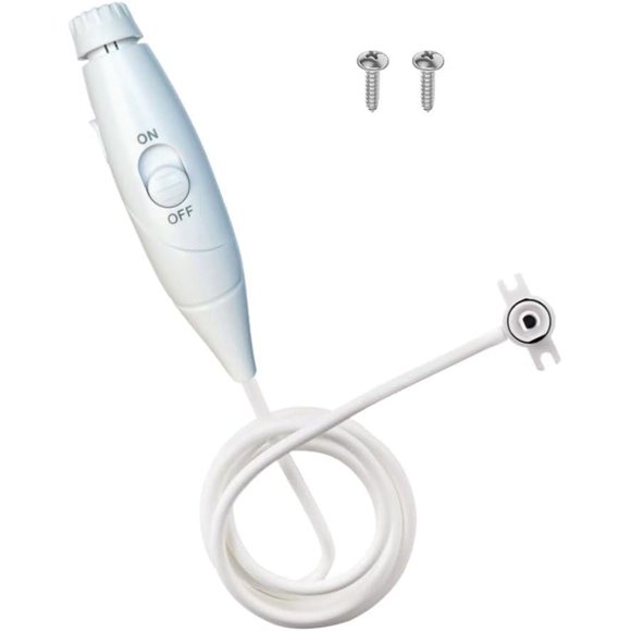 LAICAIW Oral Hygiene Accessories Replacement Hose and Handle Parts Compatible with Waterpik' Oral Irrigator WP-100 WP-300 WP-660 WP-900, Pack of 1 Handle Hose