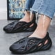 thumbnail image 5 of Chanclas Crocs Zapatos De Playa Hombre Cave Color Sólido Duradero Vacaciones De Verano (7.5) Negro Likrtyny Tenis De Mujer Tenis De Hombre, 5 of 9