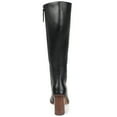 thumbnail image 3 of Journee Signature Womens Genuine Leather Tamori Wide Calf Square Toe Inside Zip Knee High Boots, 3 of 8
