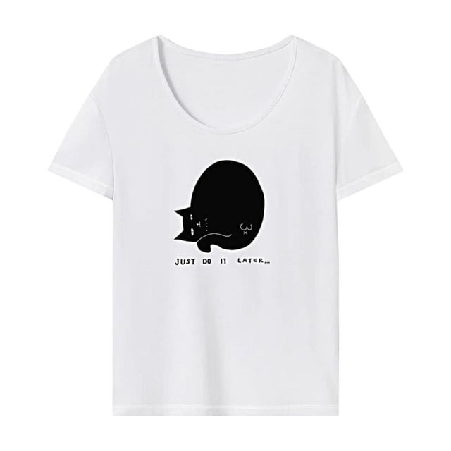 Camiseta para mujer Verano Tops Camisa de cuello redondo para uso diario Senderismo Viaje Caminar S