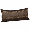 thumbnail image 2 of Leopard Zebra Print Body Pillow Covers 20"x54", Vintage Animal Skin Striped Brown Soft Brushed Microfiber Breathable Throw Pillow Covers, Pillowcase with Zipper for Couch Sofa Bedroom Living Room, 2 of 9