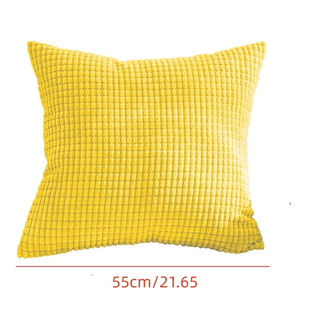 Cojín de sofá estilo grano de maíz, funda de almohada para el hogar, la cama, el coche