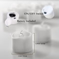 thumbnail image 2 of 12PCS Flickering Battery Operated LED Tealight Candles Homemory Flameless Votive Candles For Wedding Table Outdoor, 2 of 5