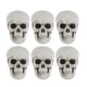 thumbnail image 1 of FELTECHELECTR 6 piezas de calaveras artificiales de Halloween, adornos de calavera aterradora, accesorios para fiestas de casa fantasma (7), 1 of 2