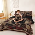 thumbnail image 3 of Feelyou Rustic Bear Twin Bedding Sets 7pcs, Western Boho Bedding Comforter Set, 3 of 7