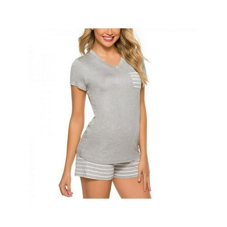 

Zupora Women s Shorts Pajama Set Short Sleeve Sleepwear Nightwear