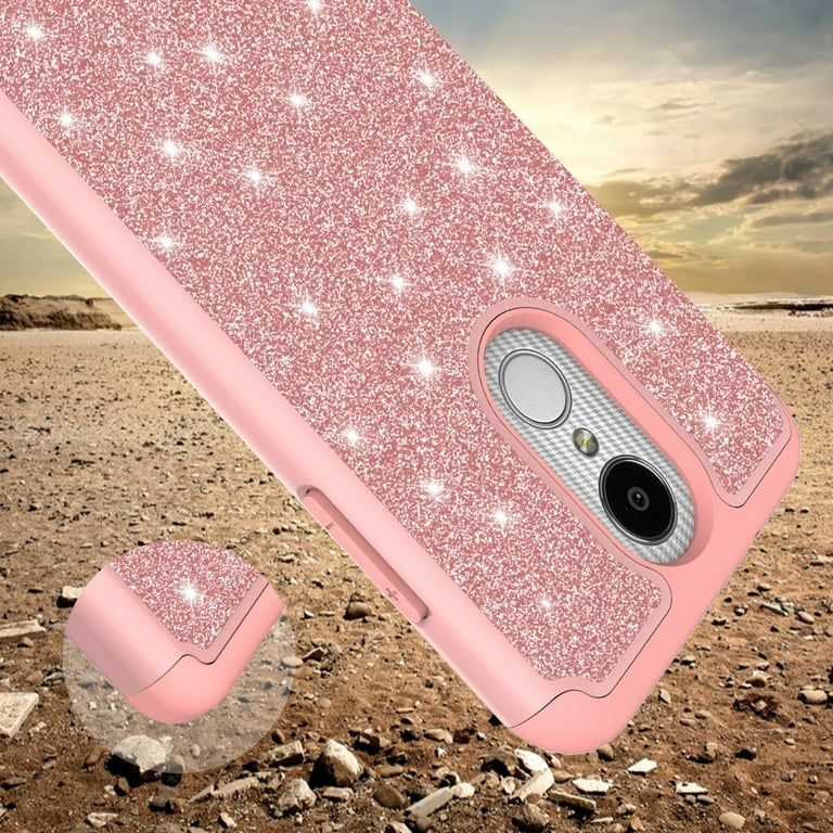 LG Aristo Case, LG Tribute Dynasty Case, Glitter Bling