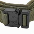 thumbnail image 2 of Dog Collar Adjustable Durable Cotton Puppy Pet Collars with Metal Buckle for Dogs Army GreenXL, 2 of 4