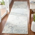 thumbnail image 2 of SAFAVIEH Adirondack Hortense Floral Runner Rug, Ivory/Grey, 2'2" x 9', 2 of 7