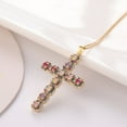 thumbnail image 6 of Cross Pendant Necklace for Women Zircon Niche Cross Pendant Necklace for Women Jewelry Valentines Day, 6 of 8
