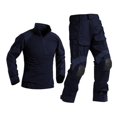 thumbnail image 1 of Uniforme táctico militar para hombre, camisa, pantalones de combate, traje con rodilleras, ropa del ejército, Airsoft, Paintball, ropa de trabajo de camuflaje, 1 of 3