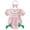 Pink, variant on CAICJ98 Summer Baby Girl Romper Bodysuit Golf Plaid Embroidery Short Sleeve Jumpsuit Summer Clothes with Headband (Pink,3-6 Months)