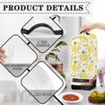 thumbnail image 4 of HELLHERO Pineapple Grid Print Proof Stain Polyester Mixer Cover with Easy to Clean for Kitchen Home, 4 of 6