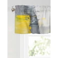 thumbnail image 6 of Valances for Windows Abstract Graffiti Rod Pocket Cafe Window Treatments Valance Curtains for Kitchen Bathroom Laundry Basement Windows 42"x12", 6 of 9
