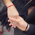 thumbnail image 5 of Tibetan Handmade Red String His and Her Bracelets,Couple Bracelet Friendship Bracelet - Black Red String Thread for Protection-Valentine Christmas Gift Idea for Friend Love Family, 5 of 10