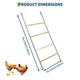 thumbnail image 2 of Gaderth Chicken Perch Bars,Large Chicken Roosting Bars,chicken coop perch for Backyard Poultry,Hen Perch for Coop, Farm Chick Ladder,Easy Installation, 2 of 5