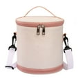 thumbnail image 1 of Xihbxyly Bolsa con Diseño de Bloques de Color, Elegante y Redonda, Hielera Térmica de Aluminio Resistente, Espacio Amplio para Guardar Comida, Bebidas y Refrigerios, Ideal para El Trabajo, La Escuela, 1 of 6