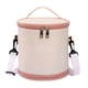 thumbnail image 1 of Xihbxyly Bolsa con Diseño de Bloques de Color, Elegante y Redonda, Hielera Térmica de Aluminio Resistente, Espacio Amplio para Guardar Comida, Bebidas y Refrigerios, Ideal para El Trabajo, La Escuela, 1 of 6