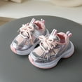 thumbnail image 2 of Xudanell Black Dress Shoes for Boys Silver Shiny Lace Boy Girl Sneakers Baby Shoes Pink, 2 of 8