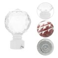 thumbnail image 4 of Shisuyan Curtain Rod Finials White Iron 2Pcs For Curtain Rod Home Decor Simple Design, 4 of 8